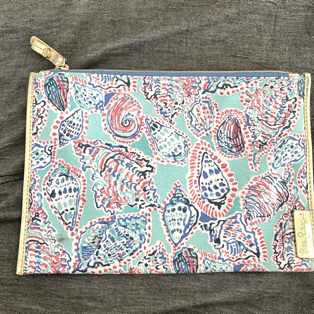 Lilly Pulitzer canvas pouch